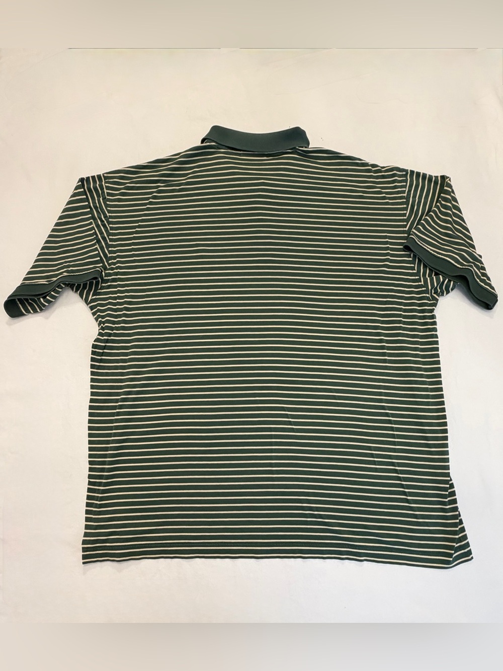Vintage Masters Clubhouse Collection Green Striped Polo Shirt Original Logo - Picture 14 of 14